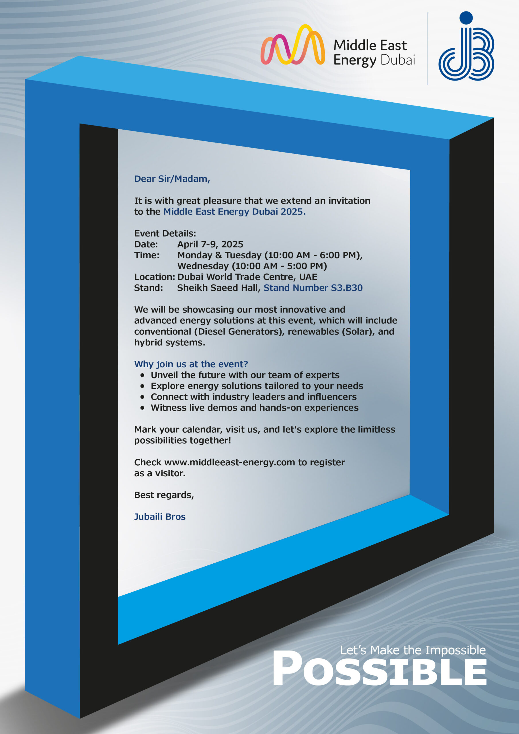 Middle East Energy 2025 Invitation scaled